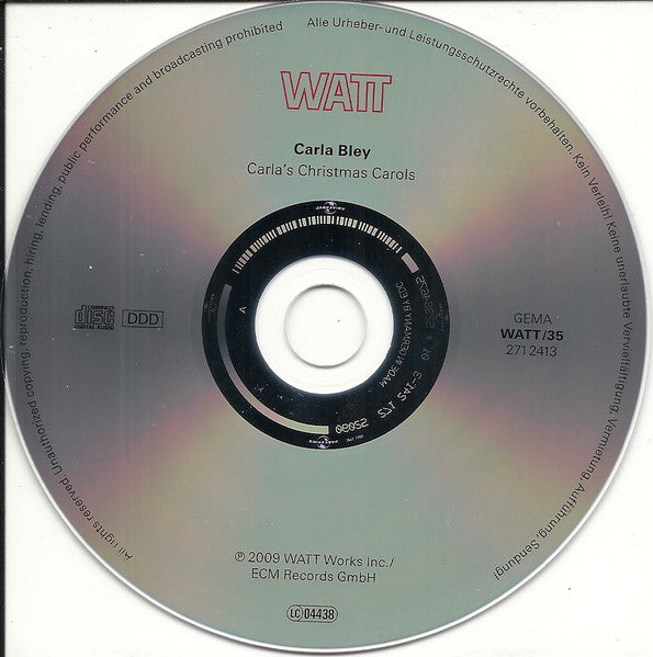 Carla Bley, Steve Swallow, The Partyka Brass Quintet : Carla's Christmas Carols (CD, Album)