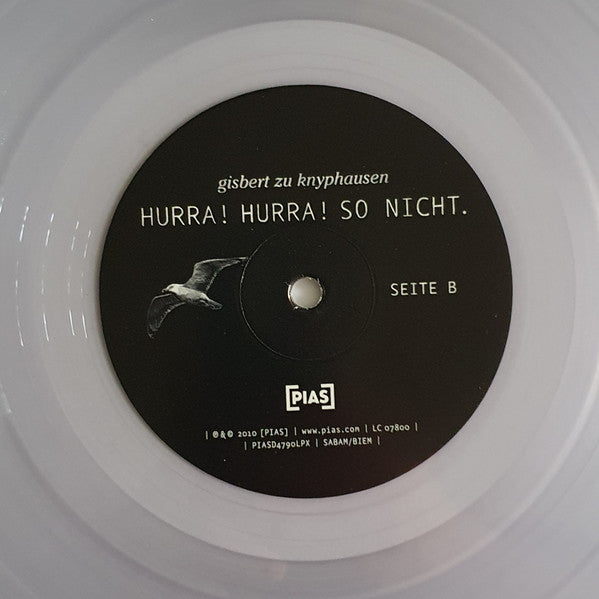 Gisbert Zu Knyphausen : Hurra! Hurra! So Nicht. (LP, Album, Ltd, Cle)