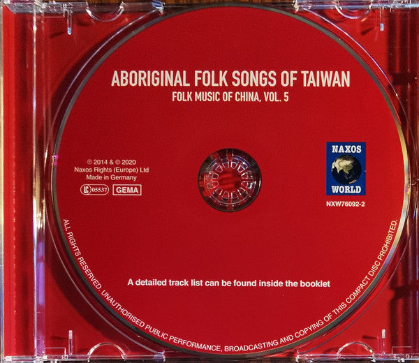 Various : Aboriginal Folk Songs Of Taiwan (CD)