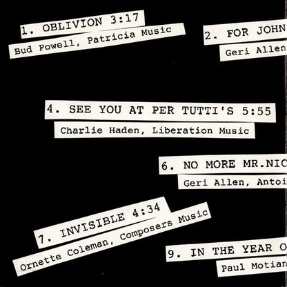 Geri Allen, Charlie Haden, Paul Motian : In The Year Of The Dragon (CD, Album)