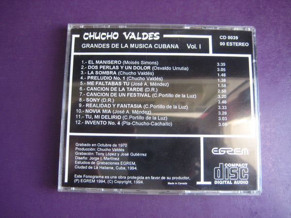 Chucho Valdés : Grandes Momentos De La Musica Cubana VOL. 1 (CD, Album)