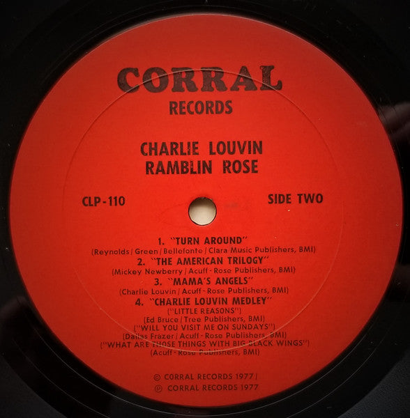 Charlie Louvin : Ramblin Rose (LP, Album)