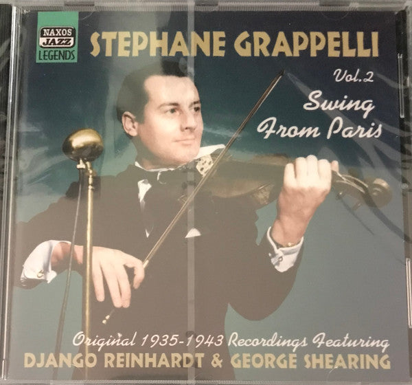 Stephane Grappelli* Featuring Django Reinhardt & George Shearing : Vol. 2 Swing From Paris - Original 1935 - 1943 Recordings (CD, Comp)
