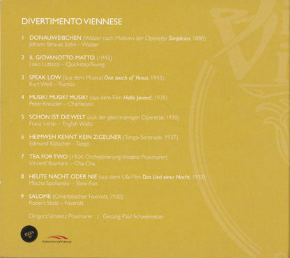 Divertimento Viennese : Heute Nacht Oder Nie (CD, Album)