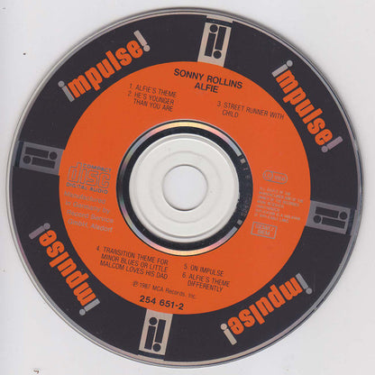 Sonny Rollins : Original Music From The Score Alfie (CD, Album, RE, RM)