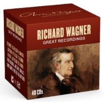 Richard Wagner : Great Recordings = Grosse Aufnahmen (40xCD, Ltd + Box, Comp)