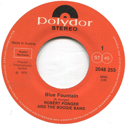 Robert Ponger : Blue Fountain / Black Jack (7", Single)