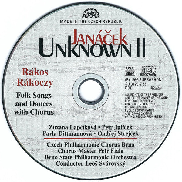Janáček* : Unknown II (CD)