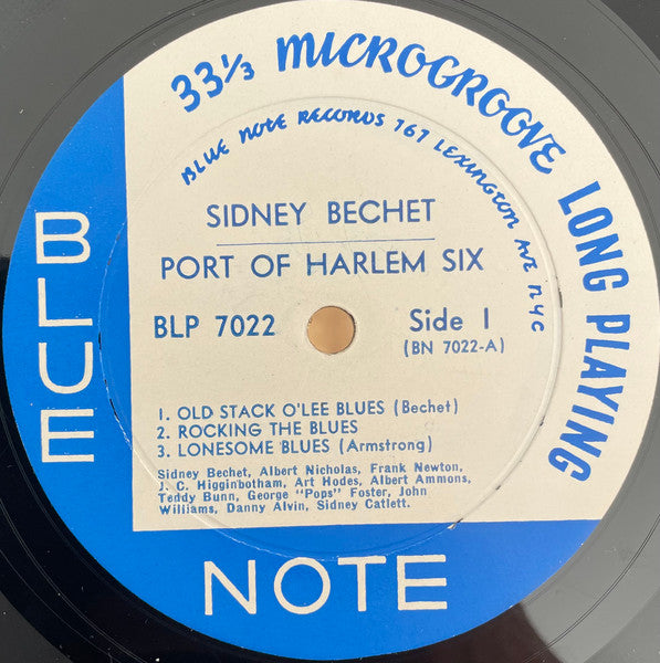 Sidney Bechet : Port Of Harlem Six (10", RP)