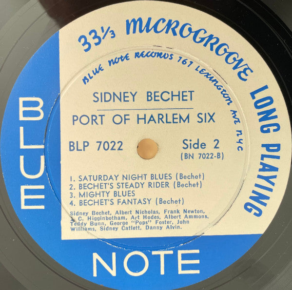 Sidney Bechet : Port Of Harlem Six (10", RP)