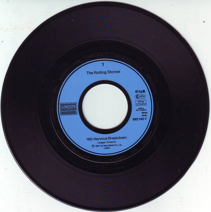 The Rolling Stones : 19th Nervous Breakdown / As Tears Go By (7", Single, RE)