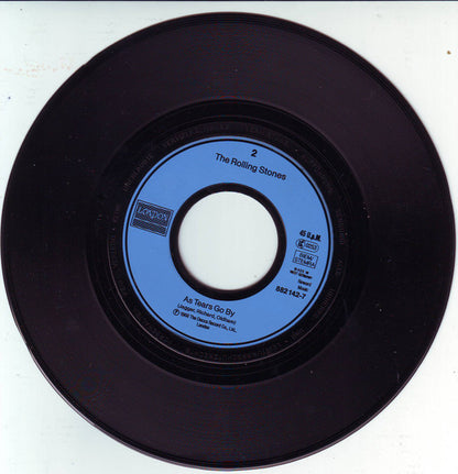The Rolling Stones : 19th Nervous Breakdown / As Tears Go By (7", Single, RE)