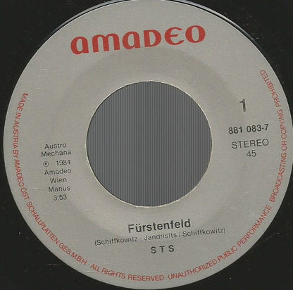 STS (3) : Fürstenfeld (7", Single)