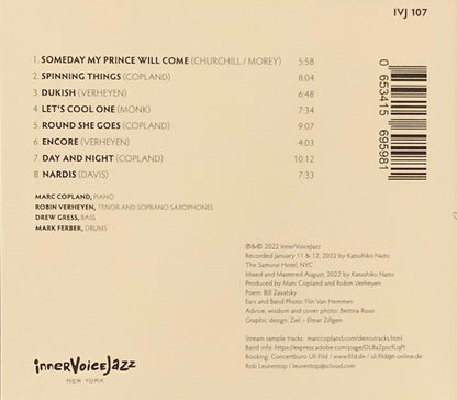 Marc Copland Quartet : Someday (CD, Album)