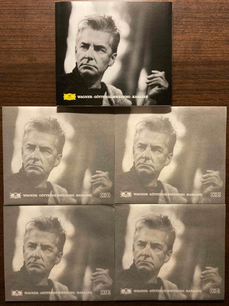 Richard Wagner, Berliner Philharmoniker, Herbert Von Karajan : Götterdämmerung (Box, Hin + 4xCD, Album, RE, RM, Uni)