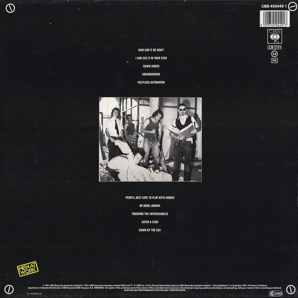 Men At Work : Business As Usual (LP, Album, RE)