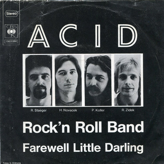 Acid (4) : Rock'n Roll Band / Farewell Little Darling (7", Single)