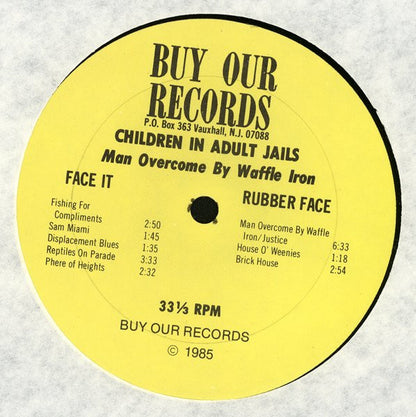 Children In Adult Jails : Man Overcome By Waffle Iron (12", EP)