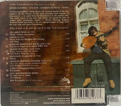 Edin Karamazov : The Lute Is A Song (CD, Album)
