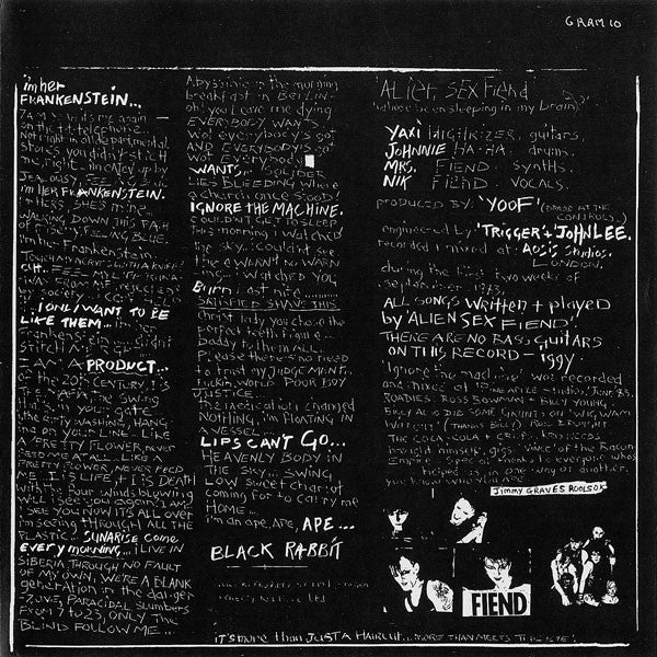 Alien Sex Fiend : Who's Been Sleeping In My Brain? (CD, Album)