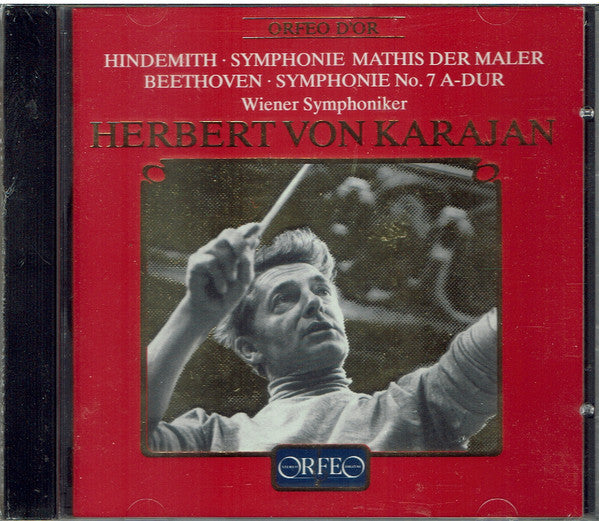 Paul Hindemith, Ludwig van Beethoven, Herbert von Karajan : Mathis-Symphonie / Symphonie No. 7 A-dur (CD)