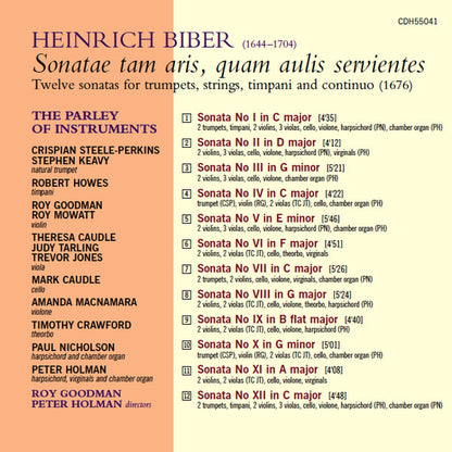 Heinrich Ignaz Franz Biber - The Parley Of Instruments : Sonatae Tam Aris, Quam Aulis Servientes (CD, RE)