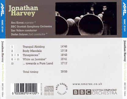 Jonathan Harvey, Anu Komsi, BBC Scottish Symphony Orchestra, Ilan Volkov, Stefan Solyom : Body Mandala (CD, Album)