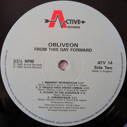 Obliveon : From This Day Forward (LP, Album)