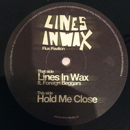 Flux Pavilion : Lines In Wax EP (2x12", EP)