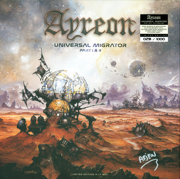 Ayreon : Universal Migrator Part I & II (4xLP, Album, Pur + DVD, Multichannel, NTSC + Comp,)