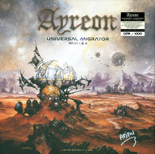 Ayreon : Universal Migrator Part I & II (4xLP, Album, Pur + DVD, Multichannel, NTSC + Comp,)