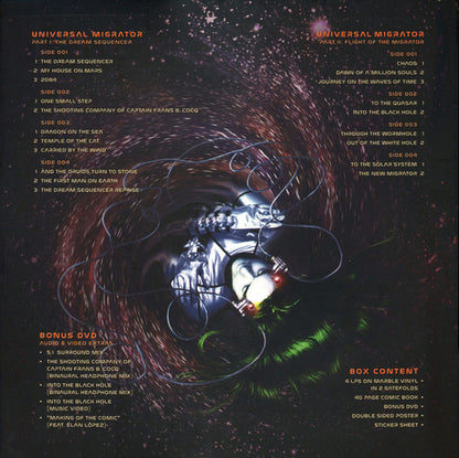 Ayreon : Universal Migrator Part I & II (4xLP, Album, Pur + DVD, Multichannel, NTSC + Comp,)