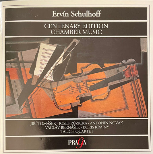 Erwin Schulhoff : Centenary Edition.  Chamber Music.  (CD, Comp)