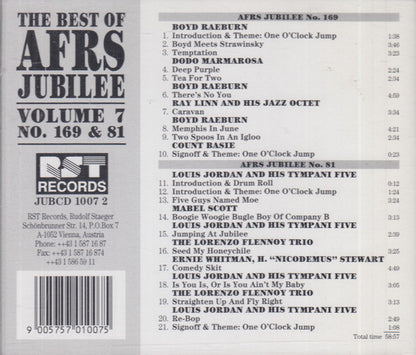 Various : Best Of AFRS Jubilee Volume 7 No. 169 & 81 (CD, Comp)