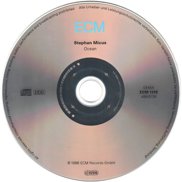 Stephan Micus : Ocean (CD, Album, RE)