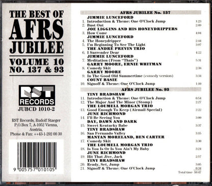 Various : The Best Of AFRS Jubilee, Volume 10 - No. 137 & 93 (CD, Comp)