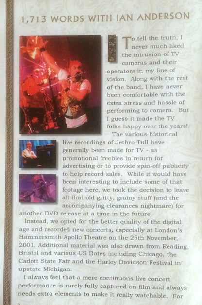 Jethro Tull : Living With The Past (DVD-V, PAL)