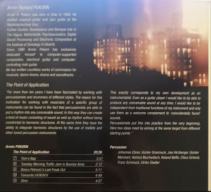 Studio Percussion : Plays Harry Pepl / Wolfgang Muthspiel / Armin Pokorn (CD, Album)