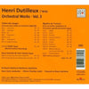 Henri Dutilleux – Orchestre National Bordeaux Aquitaine, Hans Graf : Orchestral Works · Vol. 3 (CD, Album)