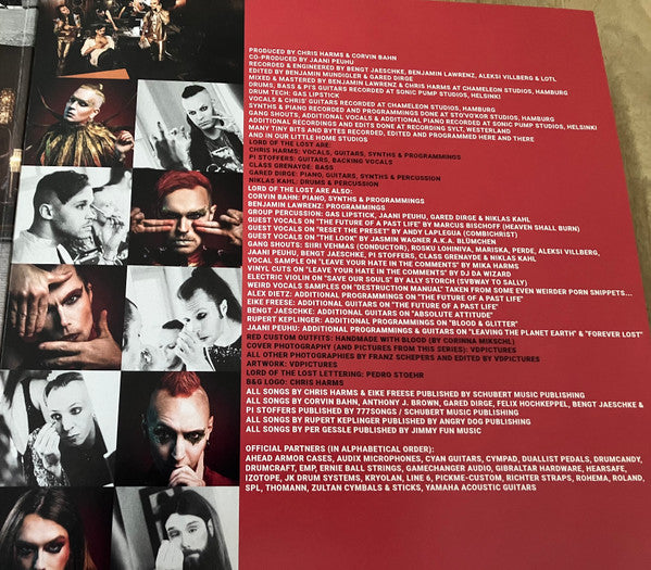 Lord Of The Lost : Blood & Glitter (2x12", Album, Ltd, Rec)
