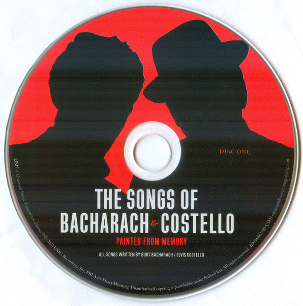 Burt Bacharach & Elvis Costello : The Songs Of Bacharach & Costello (2xCD, Album, RE)