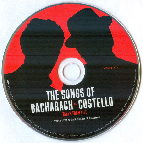 Burt Bacharach & Elvis Costello : The Songs Of Bacharach & Costello (2xCD, Album, RE)