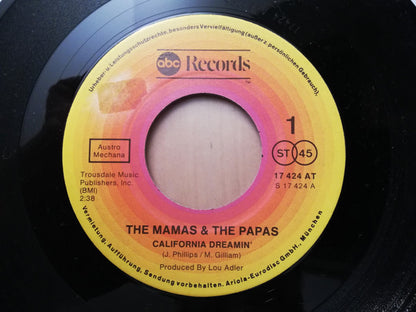 The Mamas & The Papas : California Dreamin' / Monday, Monday (7", Single)