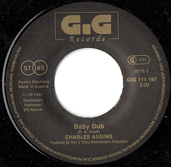 Charles Augins : Baby I Need Your Loving (7")