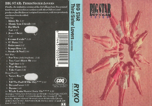 Big Star : Third / Sister Lovers (Cass, Album, RE)