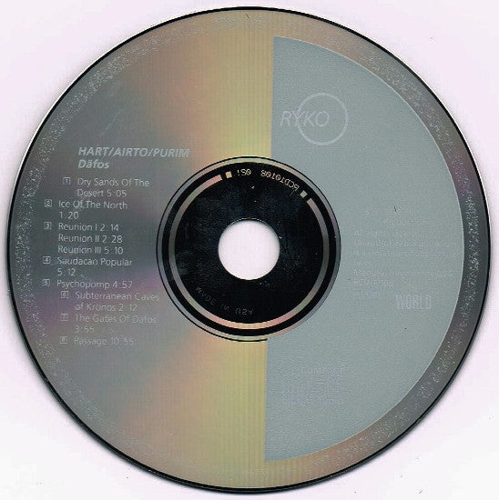 Mickey Hart, Airto Moreira, Flora Purim : Däfos (CD, Album, RE)