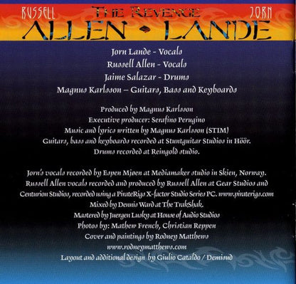 Allen - Lande : The Revenge (CD, Album, sli)