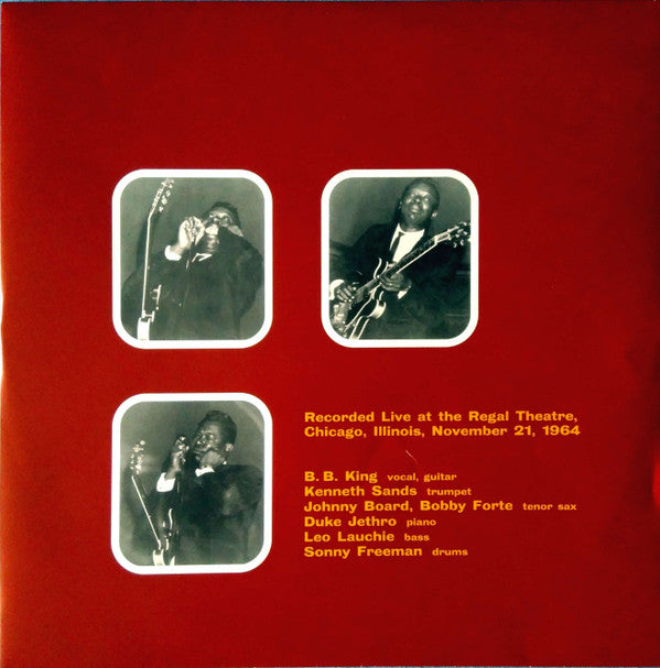 B.B. King : Live At The Regal (LP, Album, RE, 180)