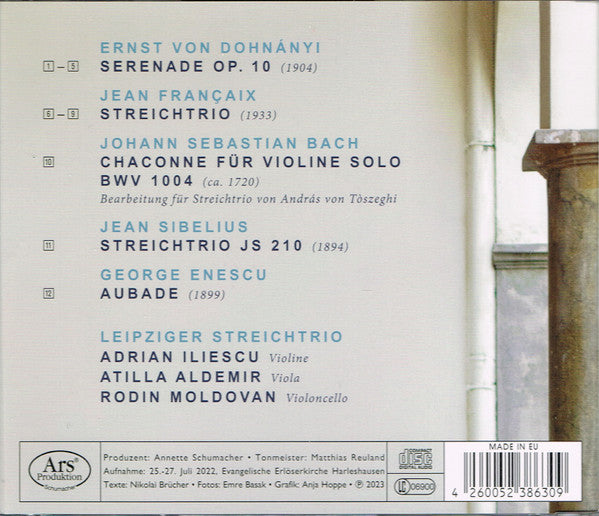 Leipziger Streichtrio : Passion (CD, Album)