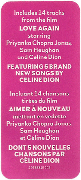 Céline Dion, Keegan DeWitt : Love Again (Soundtrack From The Motion Picture) (CD, Album, Comp)